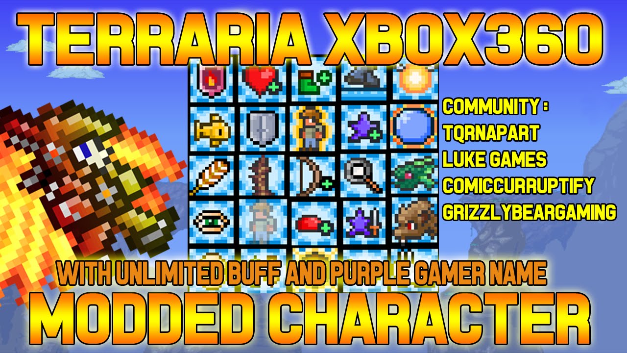 terraria end game character download